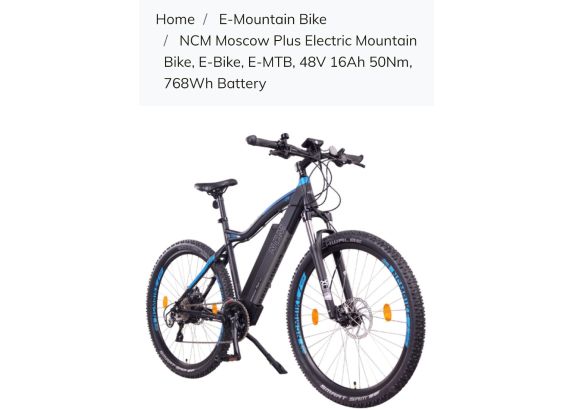 E-Bikes for hire