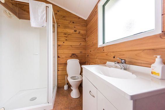 Falcon Cabin bathroom